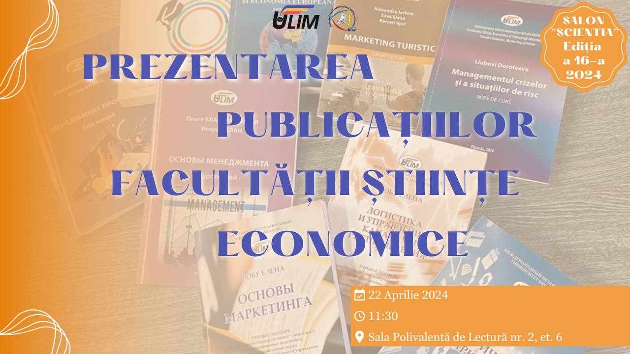 Prezentarea publicațiilor Facultății Științe Economice