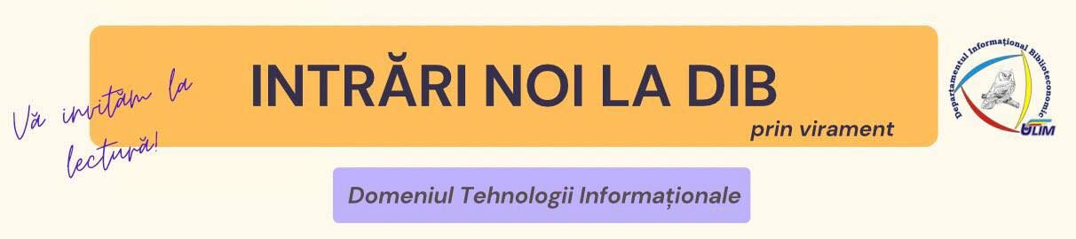 Intrări la noi DIB (prin virament)