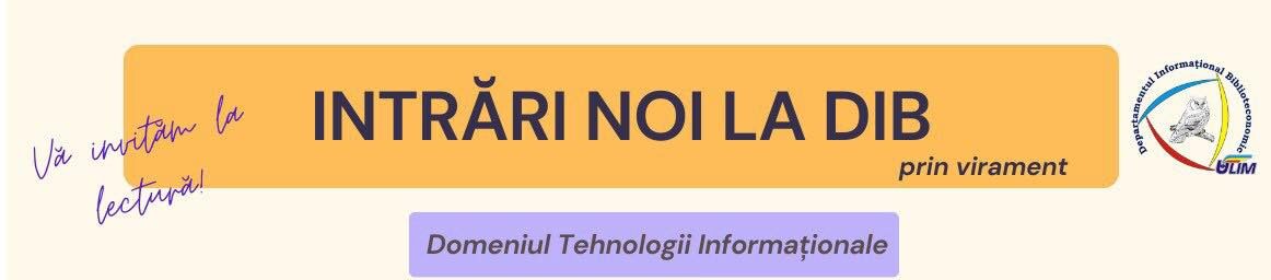 Intrări noi la DIB